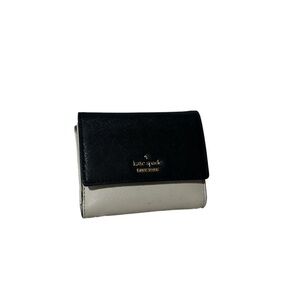 Kate Spade Black and Cream Women's Wallet